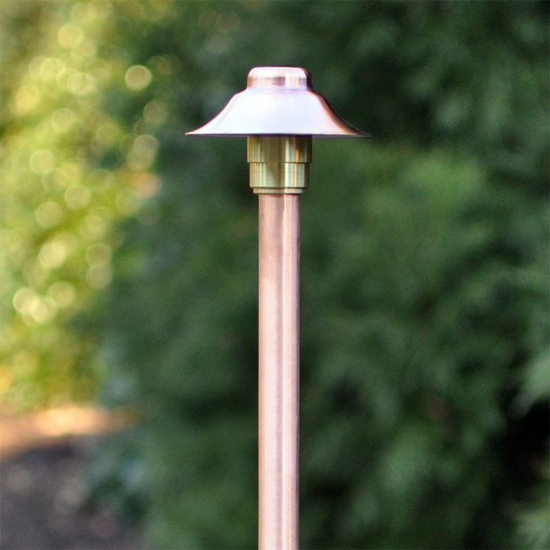 AL11 Copper Area Light | ClaroLux Landscape Lighting