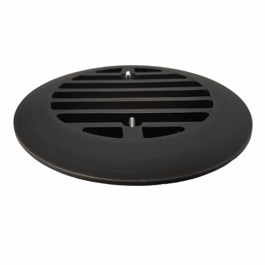 WL6 Louvered Brass Well Light Cover ClaroLux