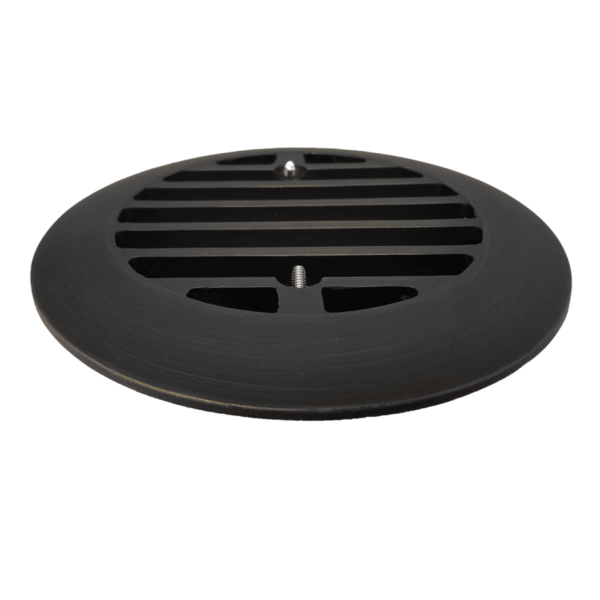 WL6 Louvered Brass Well Light Cover